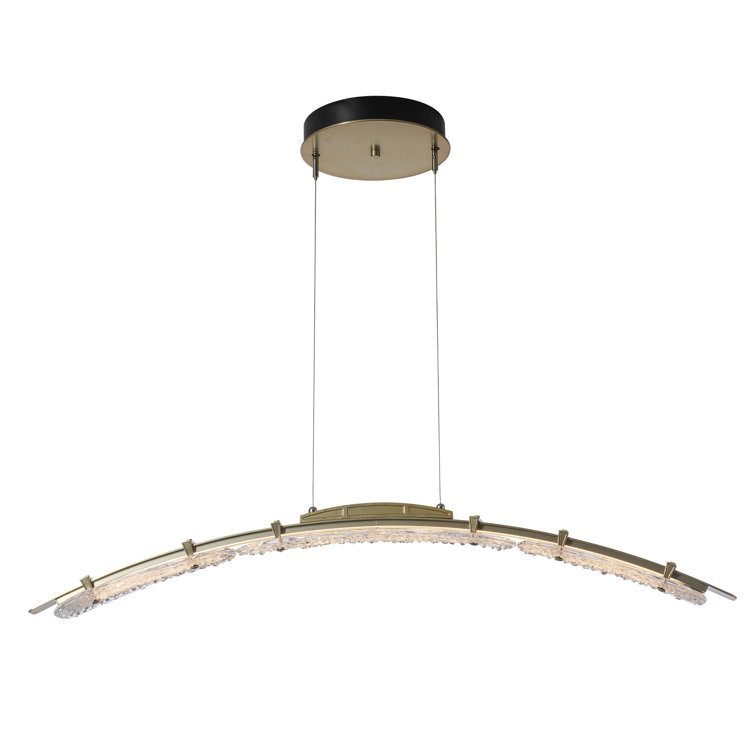 Glissade 1 - Light Unique Linear LED Pendant