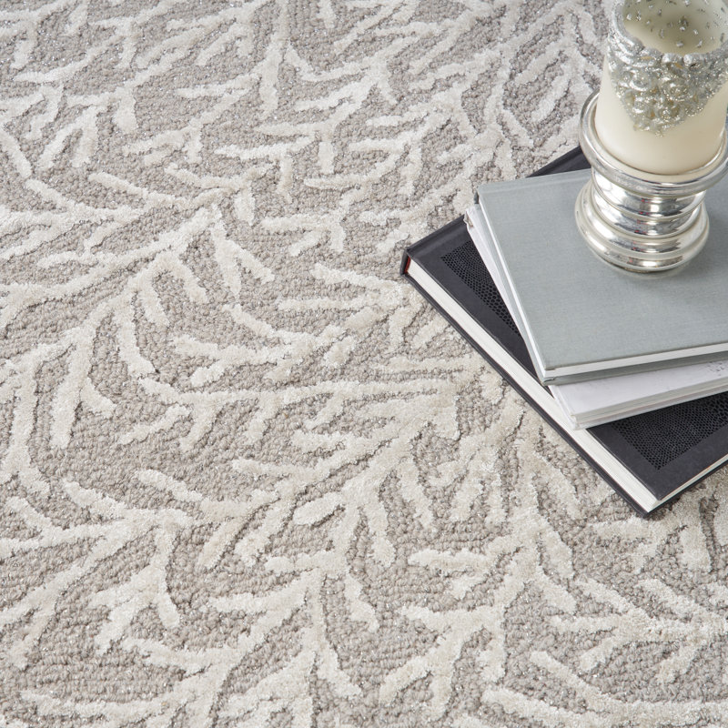 Tapis taupe Donell Star, Rectangle 8 pi 6 po x 11 pi 6 po