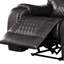 Canapé inclinable en cuir synthétique Braylon Magnetite
