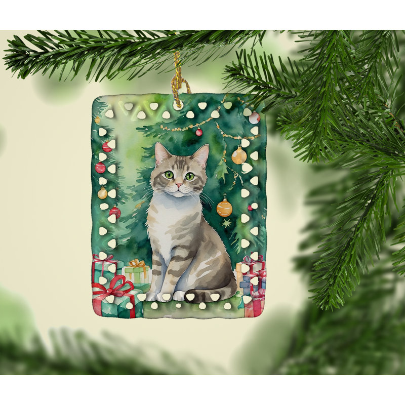 Ornement en porcelaine Pudelkatze, Pudelkatze Cat