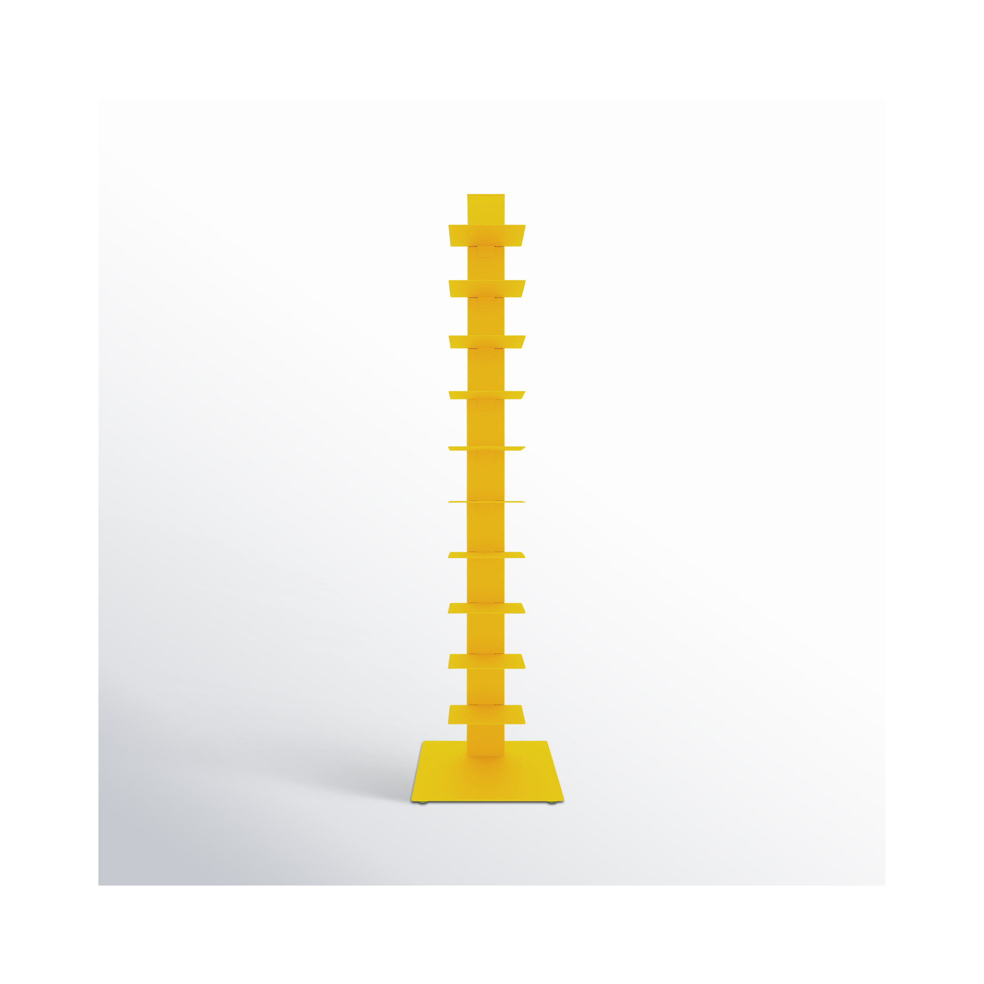 Ajax Narrow Bookcase, Yellow