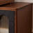 Retro color-matching design TV cabinet