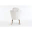 Fauteuil oscillant rembourré en tissu 055-Teddy