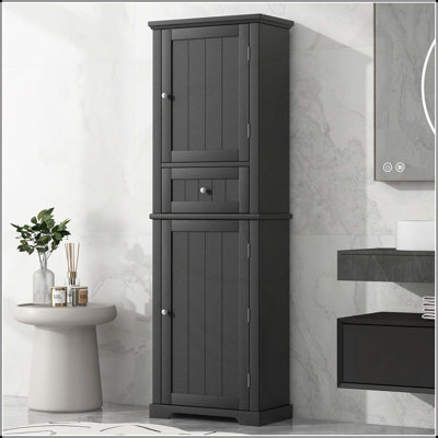 Versatile Freestanding Bathroom Cabinet With Drawer And Adjustable Shelf For Optimal Storage