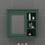 Armoire à pharmacie murale moderne 30 po x 28 po avec miroir et 3 tablettes ouvertes-1472020729