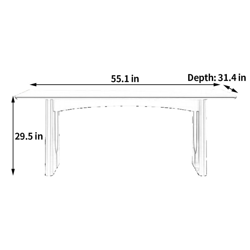 Weets, 29.5"H x 55.1"L x 31.4"W