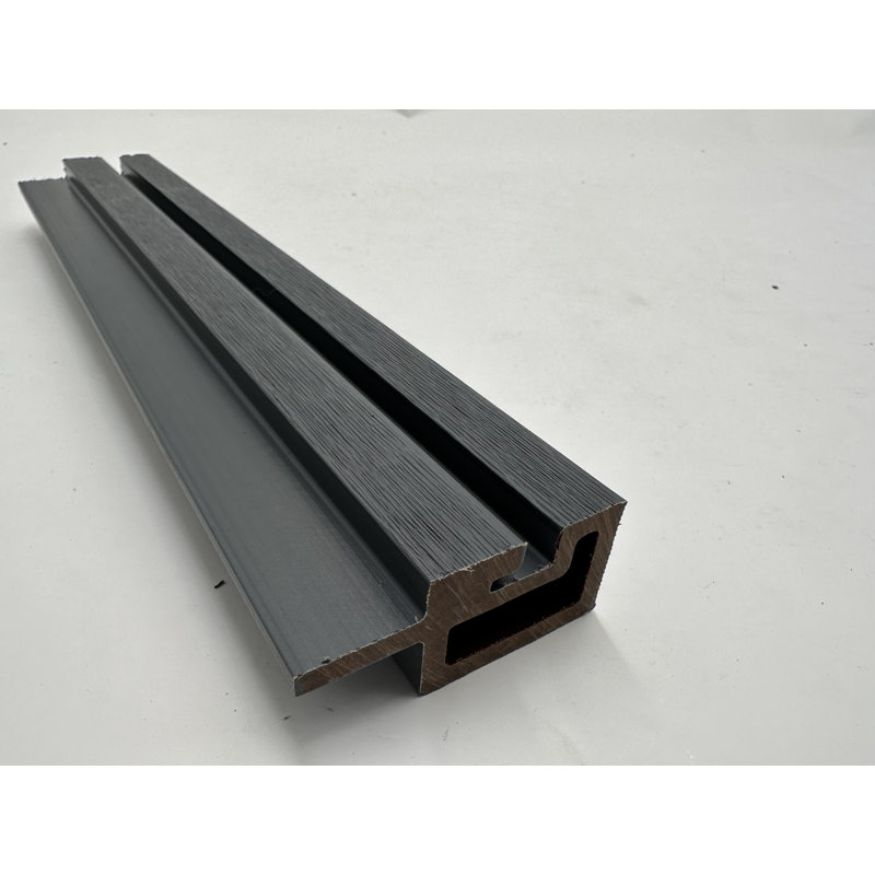 Panneaux de lattes latérales 2,2 po x 106 po, embouts (paquet de 10), Gris