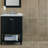 High Street Semi-Polished 12'' W x 24'' L Porcelain Concrete Look Singular Tile-43540583