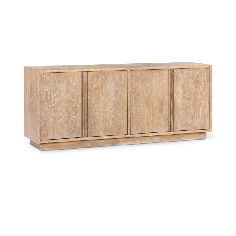Buffet en bois massif de 72 po Breyson, Chêne