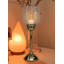Porte-bougie doré à longue tige Rosdorf Park, ouragan en verre, porte-votive, piédestal en aluminium, mariage, fête, décoration intérieure, centre de table, centre de table, 5 po de diamètre et 14,5 po de hauteur, paquet de 6