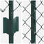100cm H x 2500cm W Steel Border Fencing