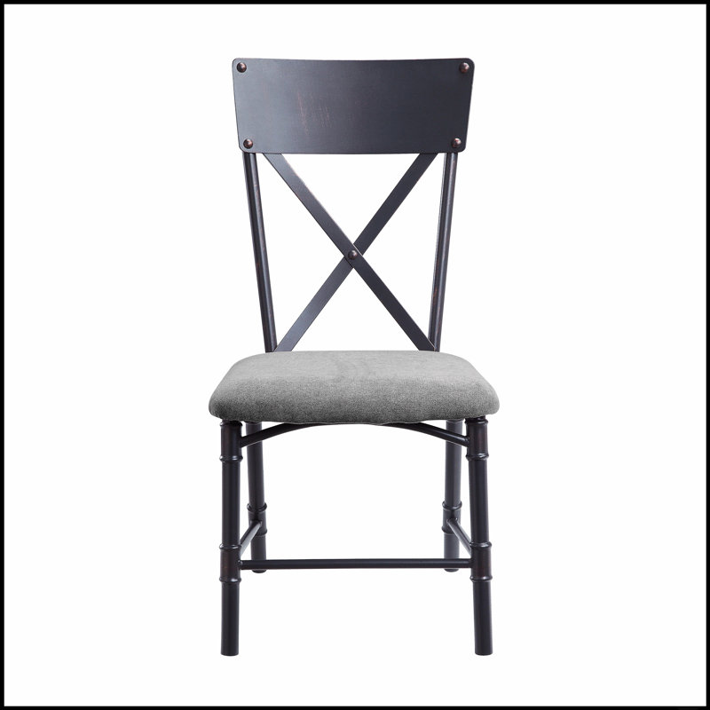 Ensemble de chaises d'appoint élégantes en tissu bicolore et finition perle, idéal pour une assise polyvalente dans n'importe quelle pièce.
