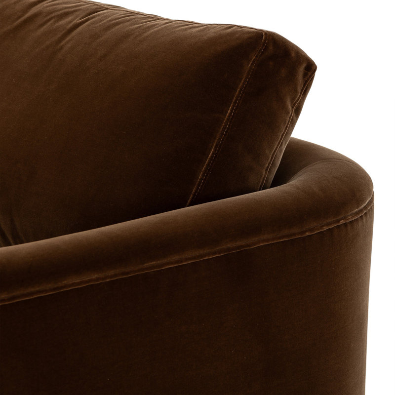 Katya Sofa, 33" W x 96.5" W x 39.75" D, Surrey Ochre
