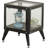 Swartz Glass Top End Table-299720783