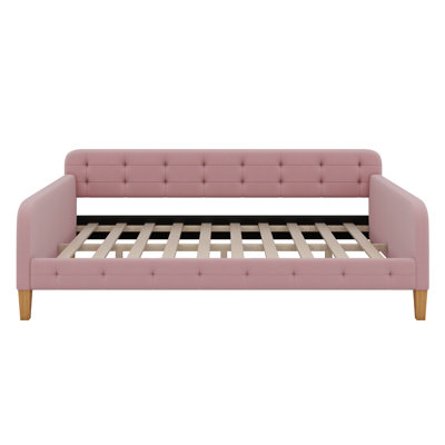 Upholstered Daybed With 4 Support Legs