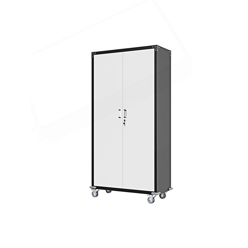 Entry Cabinet, Garage Storage Cabinet With Locking Doors And 4 Adjustable Shelves