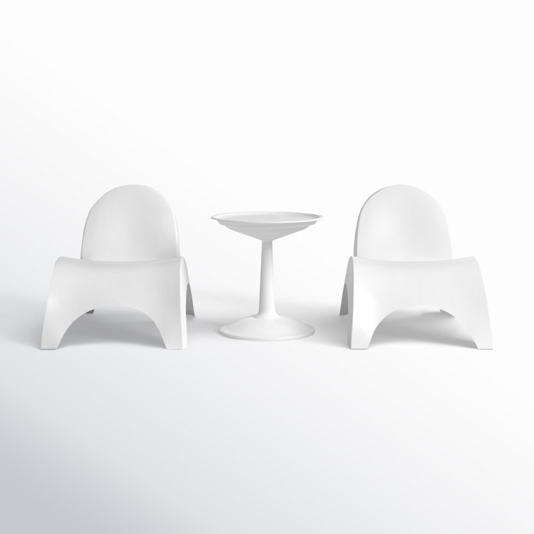 Ameswood 25.2'' Outdoor Chaise Lounge Set with Table