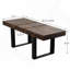 Table de salle à manger extensible en bois, table de ferme extensible moderne pouvant accueillir 6 à 10 personnes pour la salle à manger et la salle de conférence-788838102