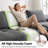 Compression Extra-Wide 3-Seater Sectional Sofa with Ottoman, Thick Padded Back Deep Seats L-Shaped Couch, No Assembly Required-1889968065
