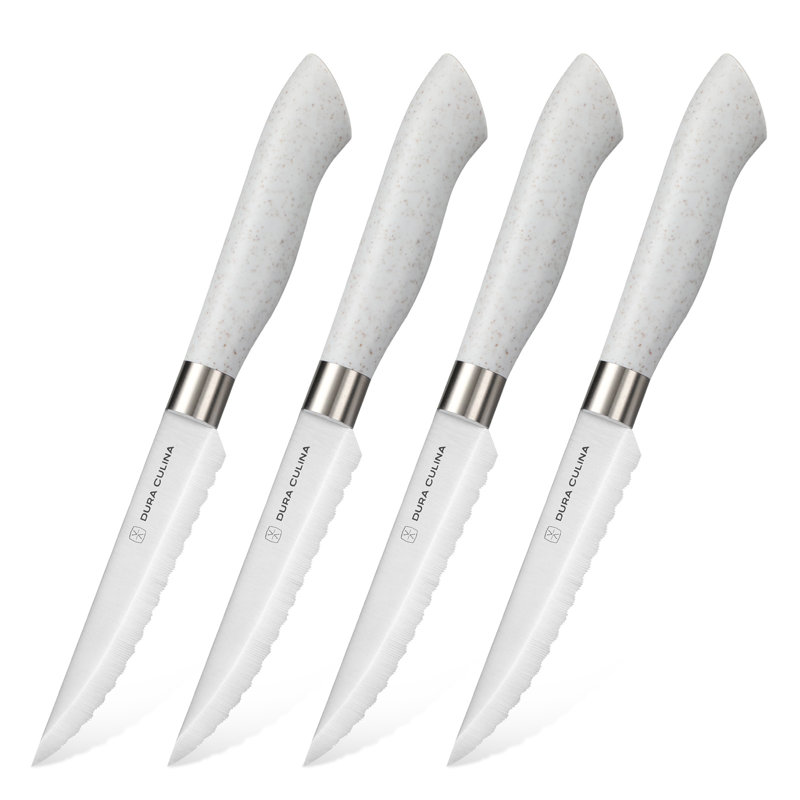 Dura Living Ecocut Steak Knife Set, Gray