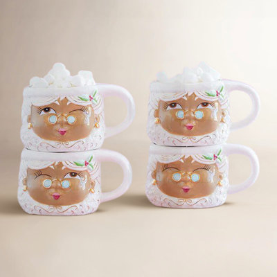 Mrs Papa Noel Brown Mug