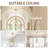 3-light Dome Chandelier with Clear Glass Shade, Industrial/ Rustic/ Farmhouse-129171583