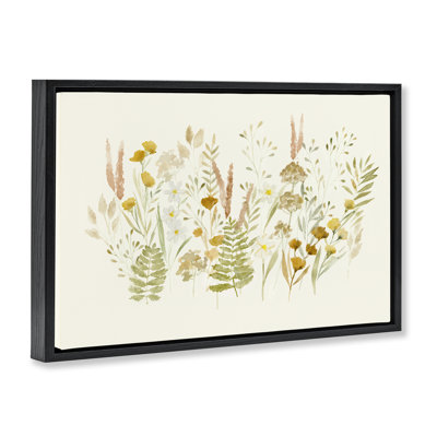  Toile flottante encadrée «Wild Cottage Blooms» par Hannah Dawson