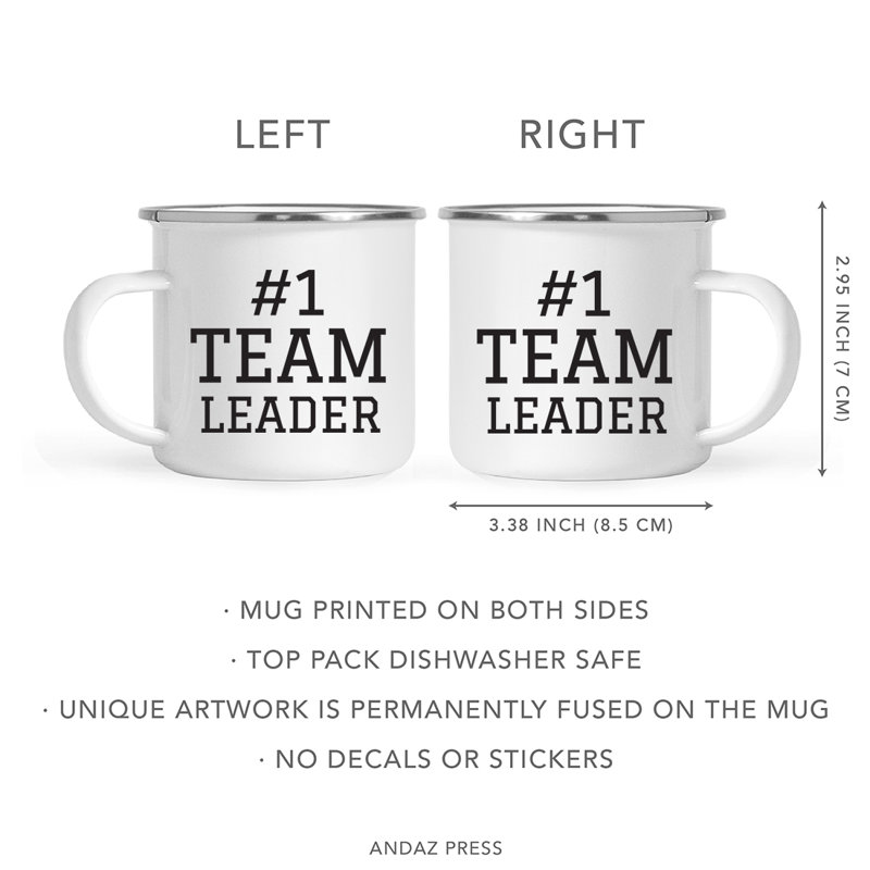 Gilboa Stainless Steel Camping Mug, Team Leader