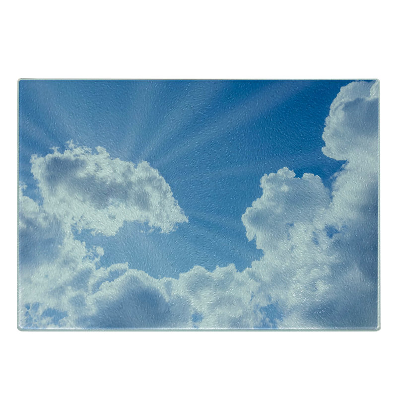 Planche à découper en verre trempé Ambesonne