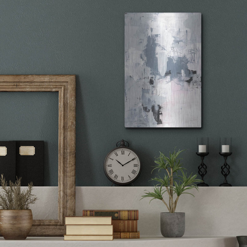 Art mural en métal de luxe «Oracle II» par Courtney Prahl, 16 po x 24 po, H 16 po x l 12 po