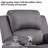 Nikodemos 34.8" Wide Contemporary Breathable Skin Friendly Microfiber Fabric Soft Padded Manual Recliner Chair-1971596898