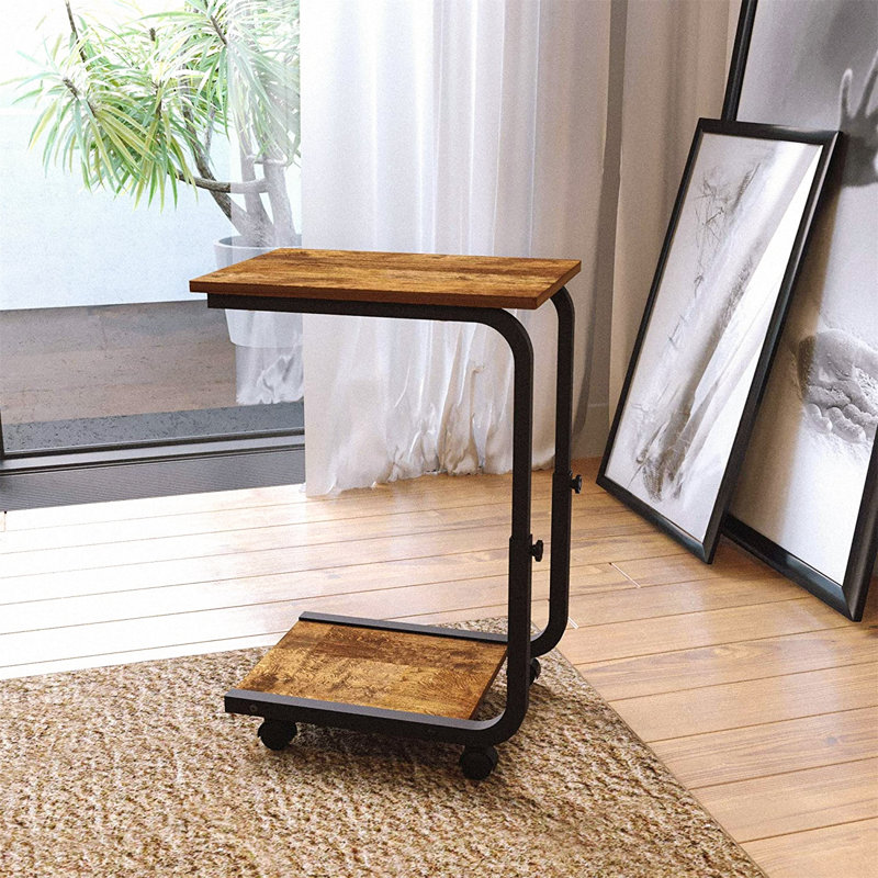 Isabeth C Table End Table, Brown/Black