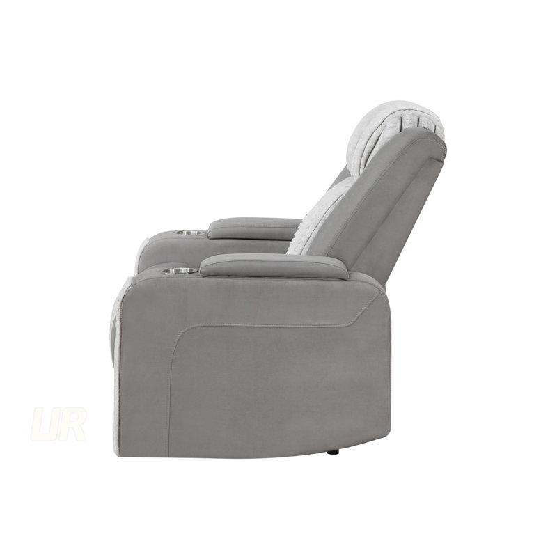 Fauteuil inclinable électrique Duran avec appui-tête électrique et DEL, confort ultime et technologie moderne pour la détente