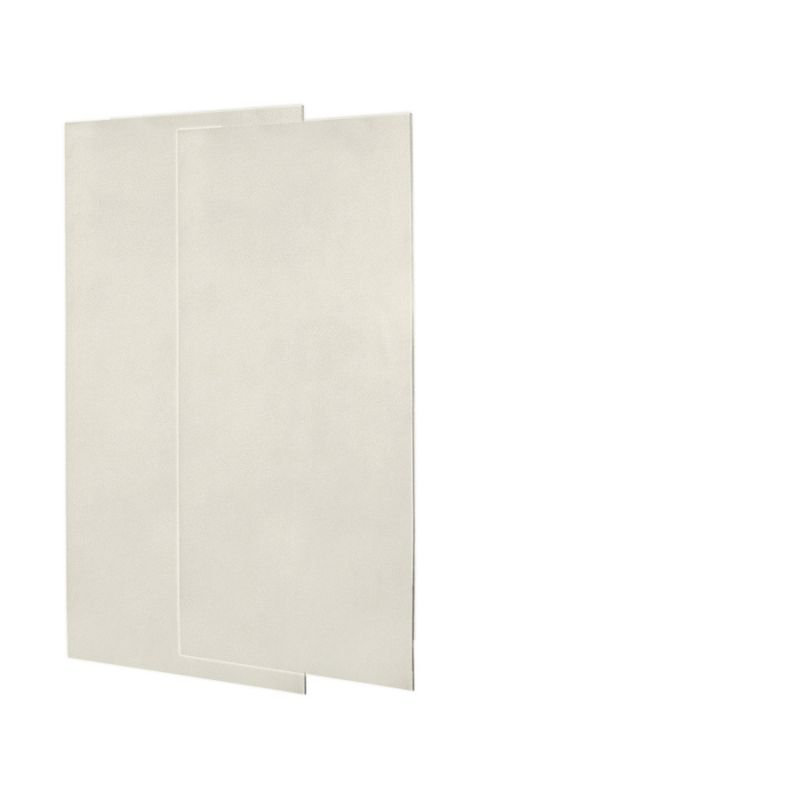 Solid Surface Two Panel Shower Wall, Bermuda Sand, 72" H x 36" W x 0.25" D