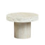 Table basse ronde en fibre de verre