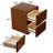 15.8" Wide Fully-Assembled Faux Leather Narrow Nightstand-1191299231-1200938406