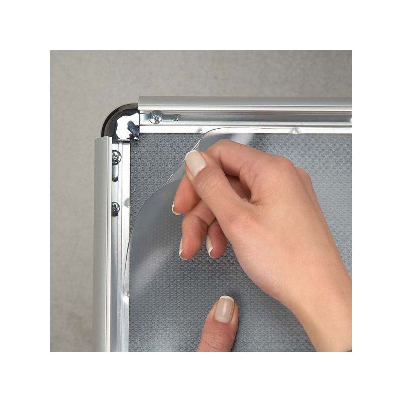 Snap Frame, 22" H x 18" W x 0.47" D, Silver