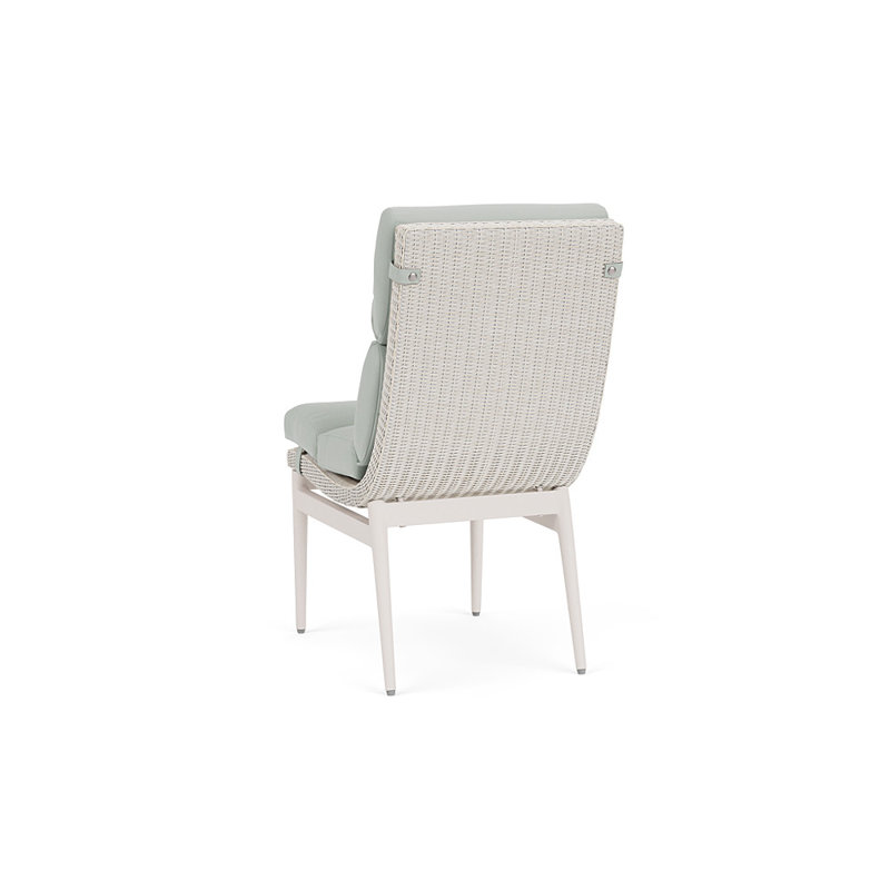 Cascade Outdoor Dining Side Chair, Callen Celadon, Antique White