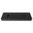 Pyramid 60" Wall Mounted Rectangular Solid Surface Bathroom Trough Sink in Matte Finish - Black, No Faucet Holes-28833619-1383741