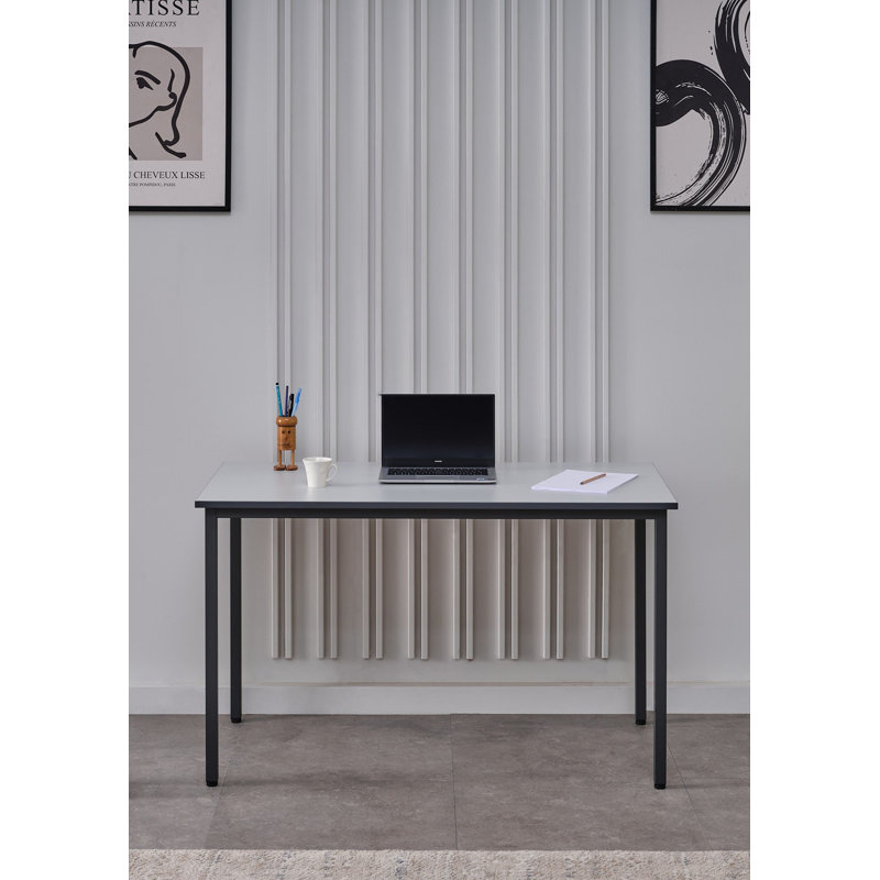 49 po. Bureau d'écriture, bureau d'ordinateur pour petits espaces, 49 in. W x 26 in. D x 30 in., Atlantic