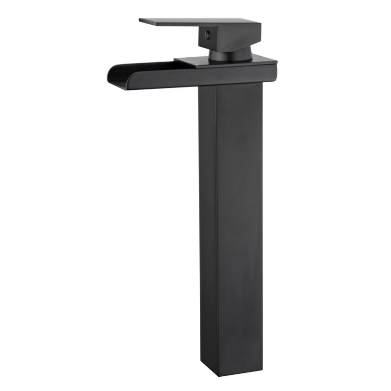 Avian Bathroom Faucet with Drain Assembly, New Black