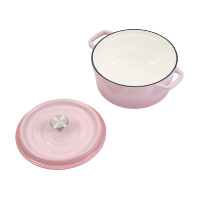 Living and Home 5 L Non-Stick Cast Iron Stainless Steel Stock Pot