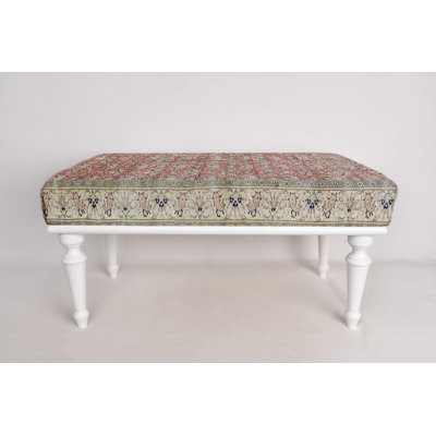 Banc de travail du bois, banc de véranda, banc de repose-pieds, banc rembourré, banc de tapis turc, banc Kilim, banc de décoration intérieure, banc fabriqué à la main
