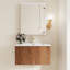 Ensemble de meuble-lavabo mural 30 po avec lavabo en céramique-113023098