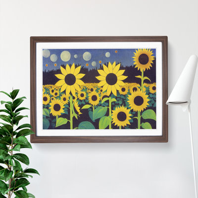 XH1022-7125X Precious Sunflowers - Single Picture Frame Print