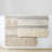 Woven Texture Stripe Bath Rug Natural 20X32"-1093799419