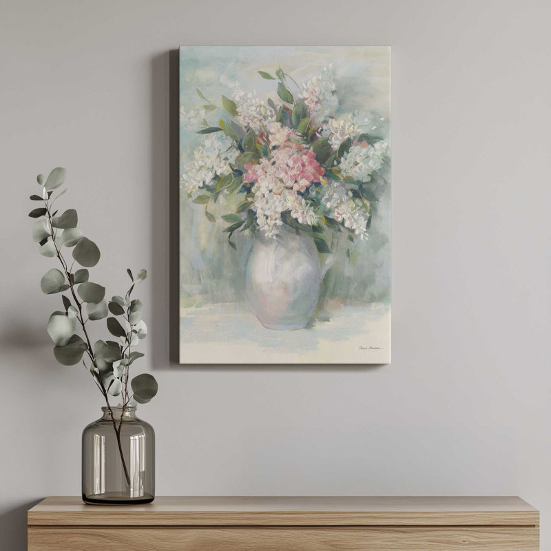 «Lilacs for Ellyn» par Carol Rowan, reproduction d'art, H 24 po x l 18 po, Toile tendue, Ne s’applique pas