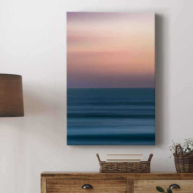Sunset Seascape IV - galerie sur mesure, H 18 po x l 12 po