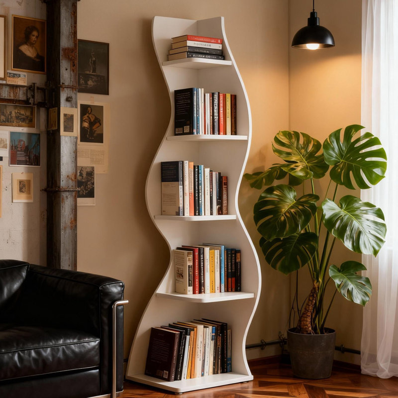 Bibliothèque industrielle 69,8 "avec structure en métal