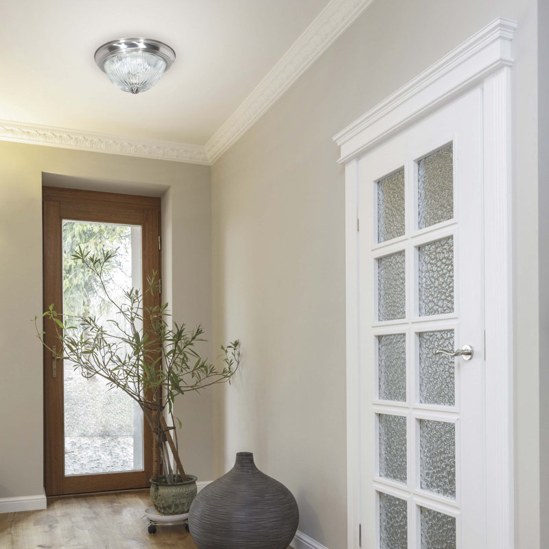 Biggsville Flush Mount, Brushed Nickel